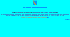 Desktop Screenshot of buchbesprechungen-psychotherapie.de