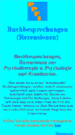 Mobile Screenshot of buchbesprechungen-psychotherapie.de